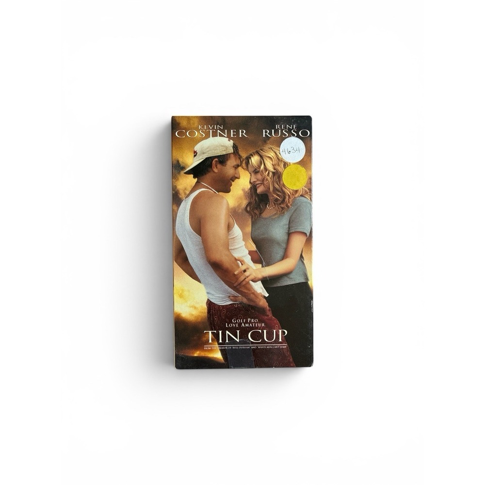 Tin Cup VHS 1996 Comedy Romance Kevin Costner Rene Russo Warner Home Video R